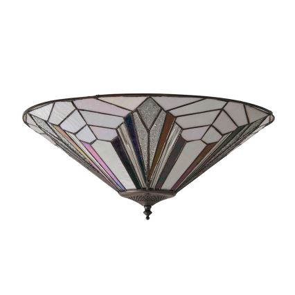 Endon 63935 - Tiffany ASTORIA laelamp 2xE27/60W/230V läbimõõt 48 cm