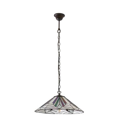 Endon 63938 - ketiga lühter Tiffany ASTORIA 1xE27/60W/230V, läbimõõt 48 cm