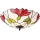 Endon 63960 - laelamp BOTANICA 2xE27/60W/230V läbimõõt 45 cm