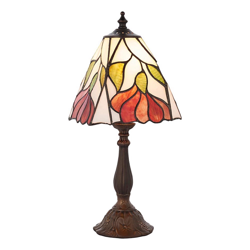 Endon 63963 - laualamp Tiffany BOTANICA 1xE14/40W/230V, läbimõõt 16 cm