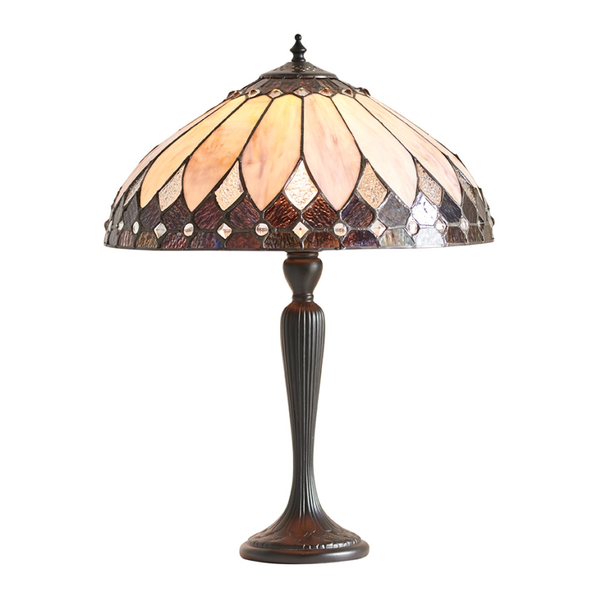 Endon 63982 - Tiffany BROOKLYN laualamp 1xE27/60W/230V, läbimõõt 40 cm