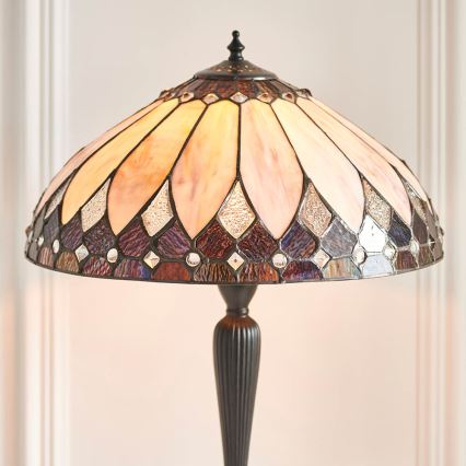 Endon 63982 - Tiffany BROOKLYN laualamp 1xE27/60W/230V, läbimõõt 40 cm