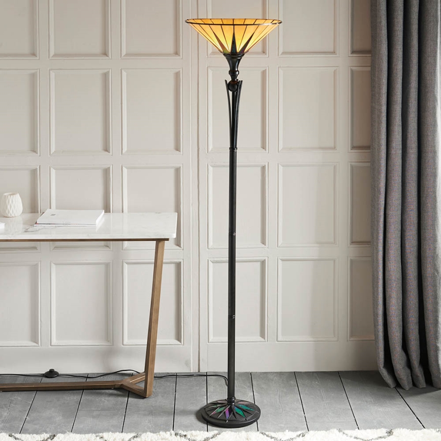 Endon 64042 - Põrandalamp DARK STAR 1xE27/60W/230V d. 42 cm