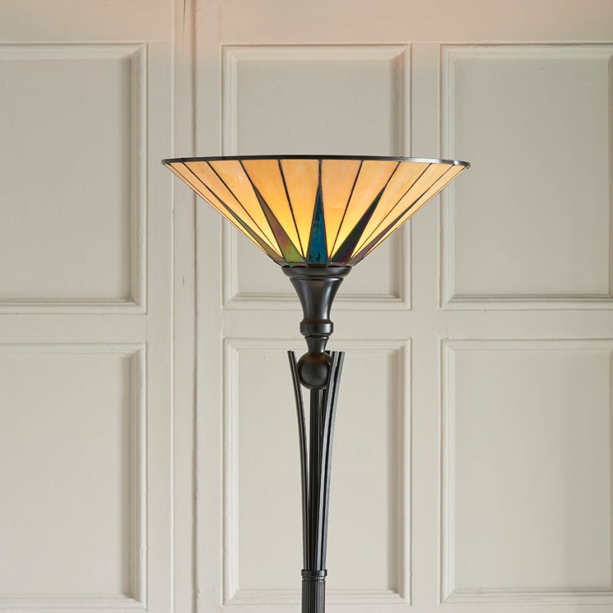 Endon 64042 - Põrandalamp DARK STAR 1xE27/60W/230V d. 42 cm