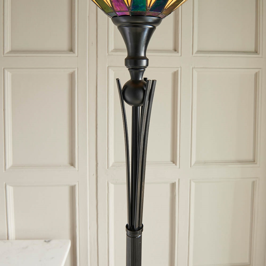 Endon 64042 - Põrandalamp DARK STAR 1xE27/60W/230V d. 42 cm