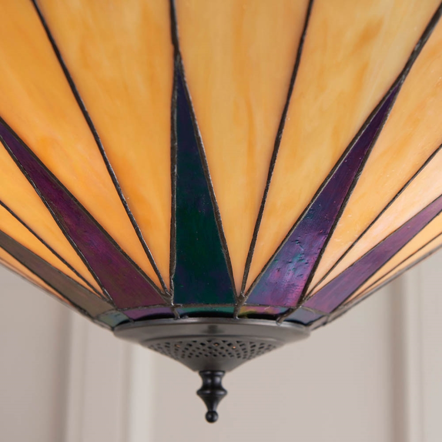 Endon 64043 - Pinnale kinnitatav lühter DARK STAR 3xE27/60W/230V d. 49 cm