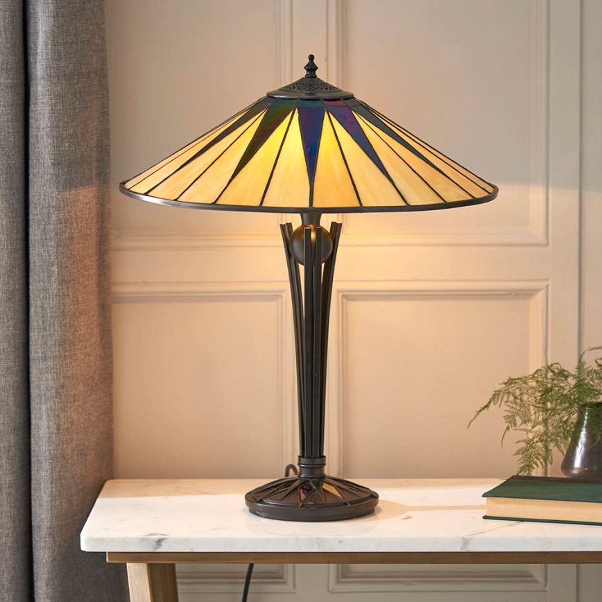 Endon 64045 - Laualamp DARK STAR 2xE27/60W/230V d. 49 cm