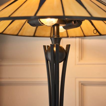 Endon 64045 - Laualamp DARK STAR 2xE27/60W/230V d. 49 cm