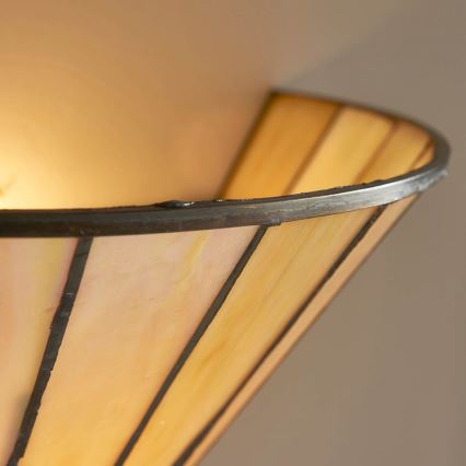 Endon 64046 - Seinavalgusti Tiffany DARK STAR 1xE14/40W/230V