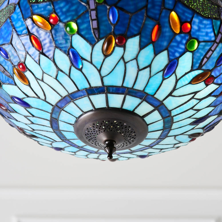 Endon 64075 - ketiga rippuv lühter DRAGONFLY 3xE27/60W/230V, läbimõõt 41 cm