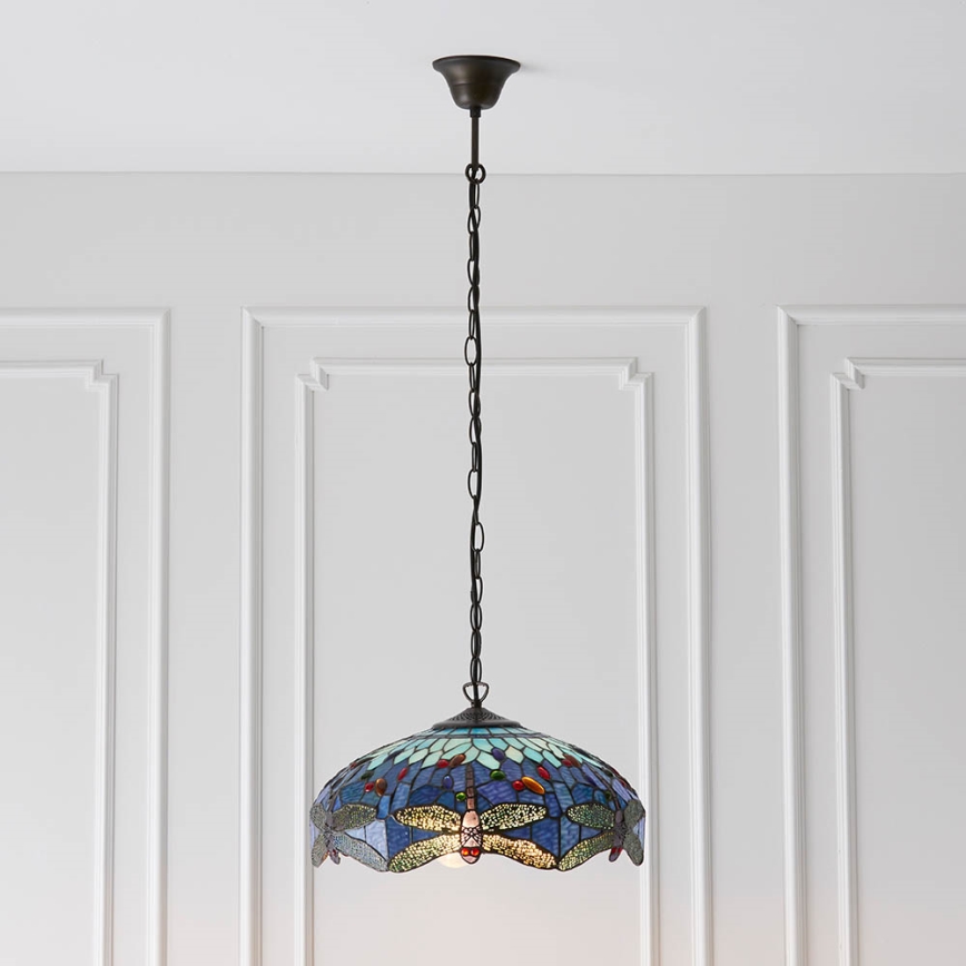 Endon 64080 - ketiga lühter DRAGONFLY 3xE27/60W/230V läbimõõt 41 cm