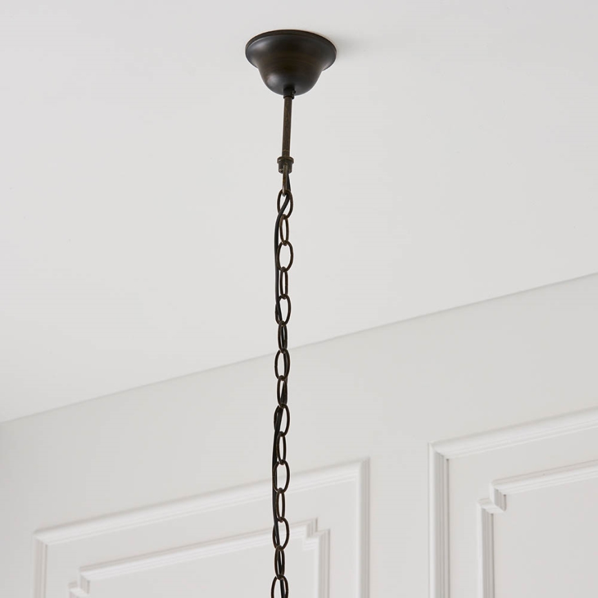Endon 64081 - ripplühter ketiga Tiffany DRAGONFLY, 3x E27/60W/230V, läbimõõt 41 cm