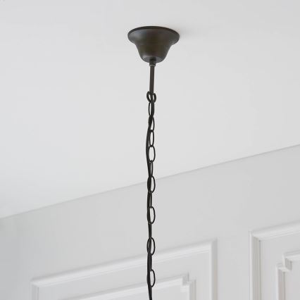 Endon 64082 - Riputatav lühter kettaga Tiffany DRAGONFLY 3xE27/60W/230V läbimõõt 50 cm