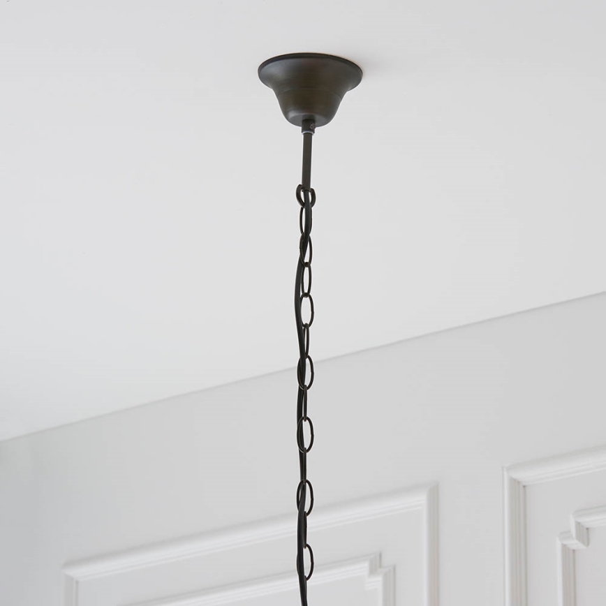 Endon 64082 - Riputatav lühter kettaga Tiffany DRAGONFLY 3xE27/60W/230V läbimõõt 50 cm