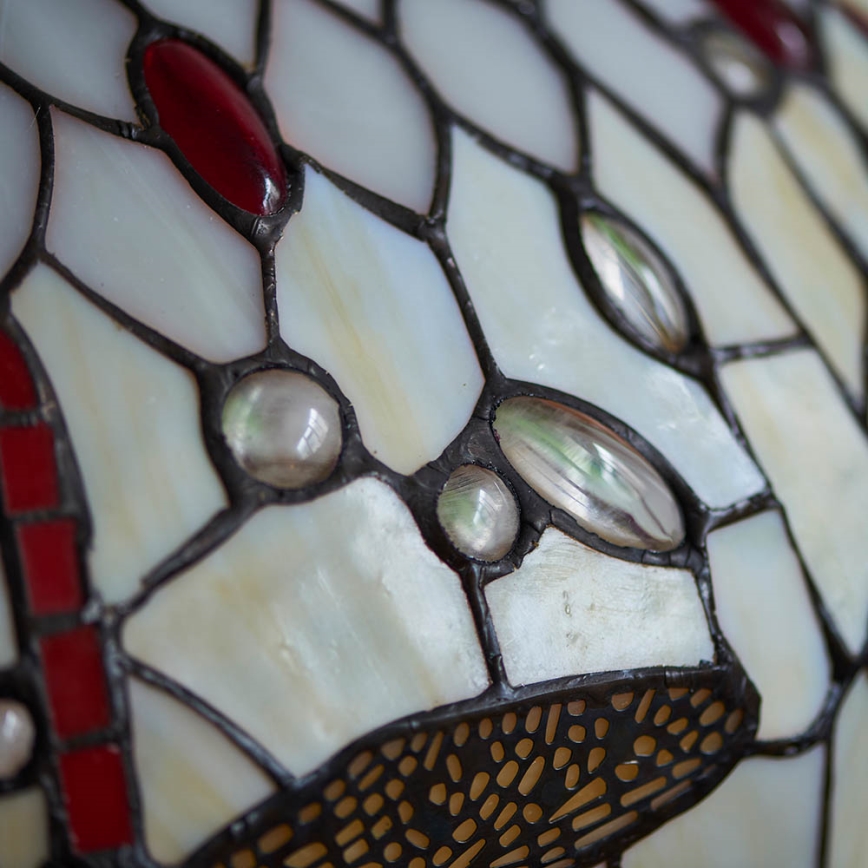 Endon 64085 - Laualamp Tiffany DRAGONFLY 2xE27/60W/230V läbimõõt 41 cm