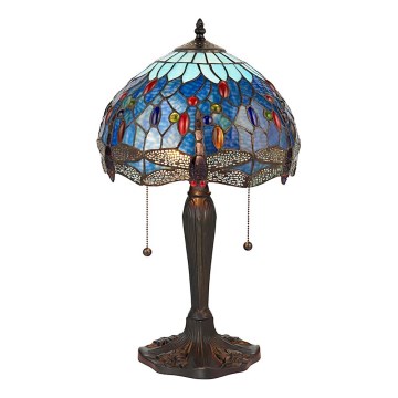 Endon 64090 - Laualamp DRAGONFLY 2x E27/60W/230V, läbimõõt 30 cm