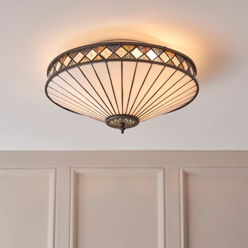 Endon 64145 - Laevalgusti FARGO 2xE27/60W/230V d. 41,5 cm