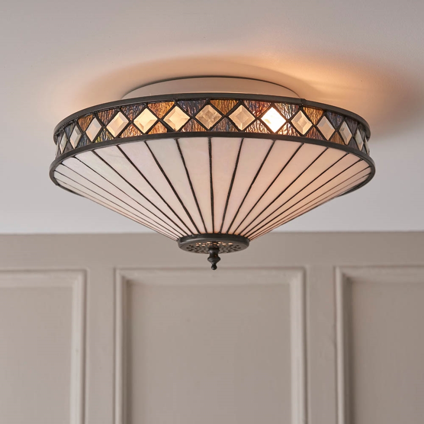 Endon 64145 - Laevalgusti FARGO 2xE27/60W/230V d. 41,5 cm