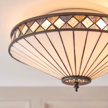Endon 64145 - Laevalgusti FARGO 2xE27/60W/230V d. 41,5 cm