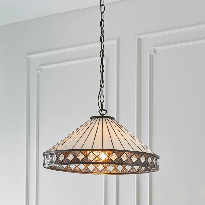 Endon 64147 - Lühter FARGO 1xE27/60W/230V d. 50 cm