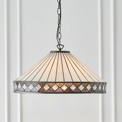 Endon 64147 - Lühter FARGO 1xE27/60W/230V d. 50 cm
