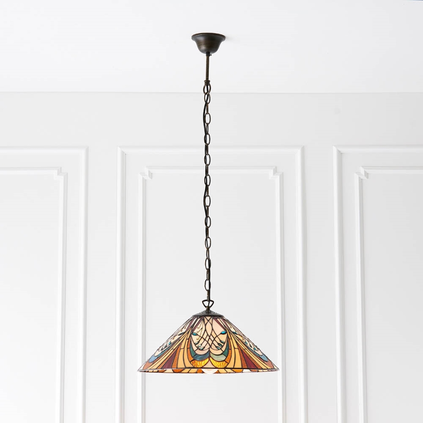 Endon 64162 - Lühter HECTOR 1xE27/60W/230V d. 40 cm
