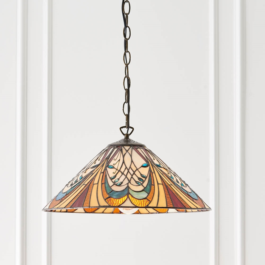 Endon 64162 - Lühter HECTOR 1xE27/60W/230V d. 40 cm