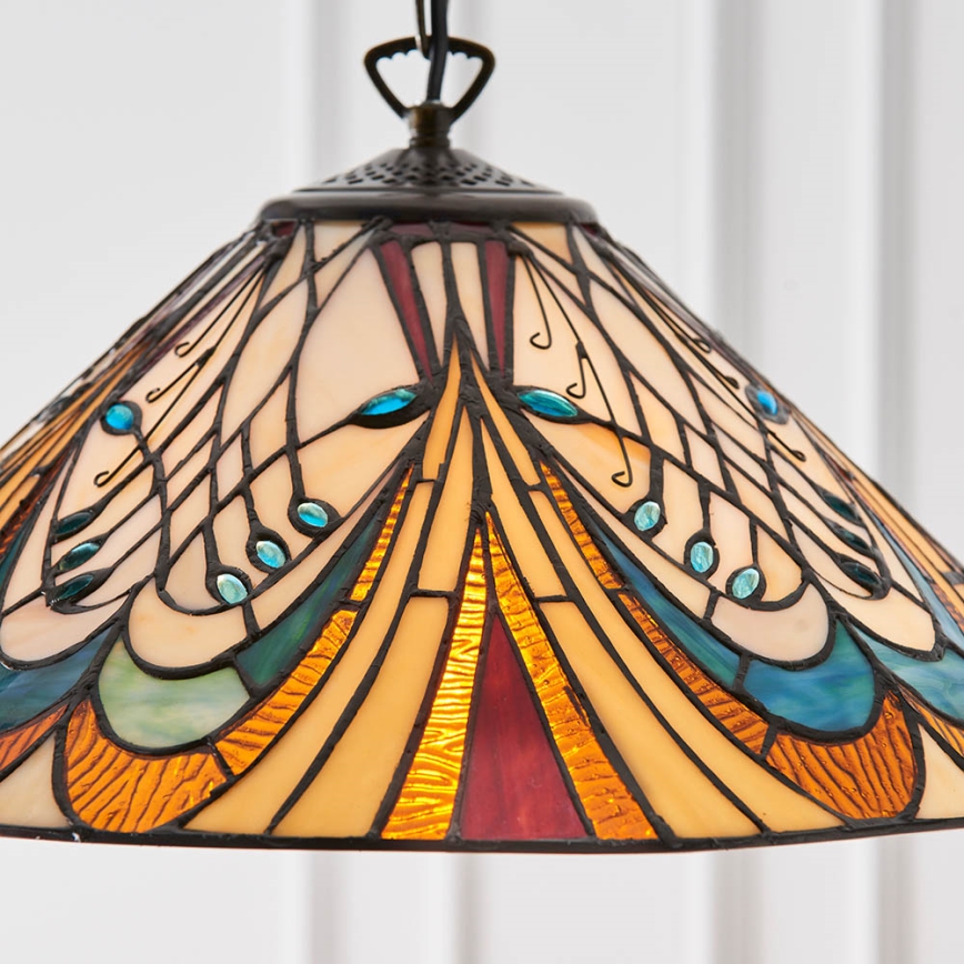 Endon 64162 - Lühter HECTOR 1xE27/60W/230V d. 40 cm