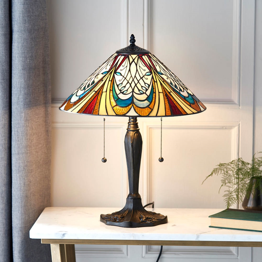 Endon 64163 - Laualamp HECTOR 2xE27/60W/230V, läbimõõt 40 cm