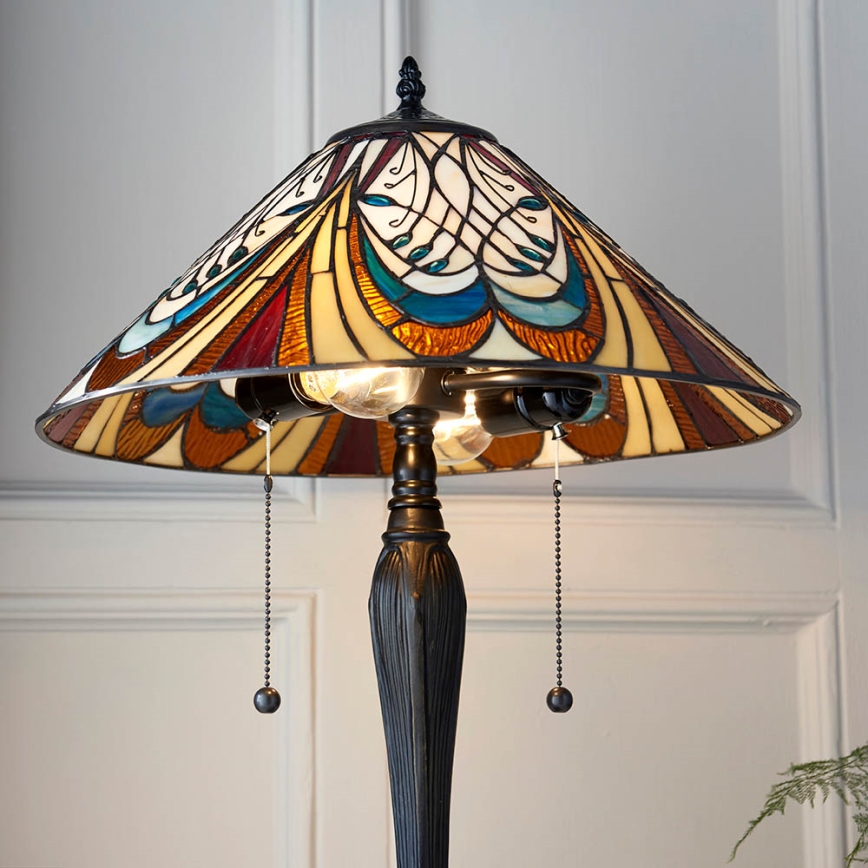 Endon 64163 - Laualamp HECTOR 2xE27/60W/230V, läbimõõt 40 cm