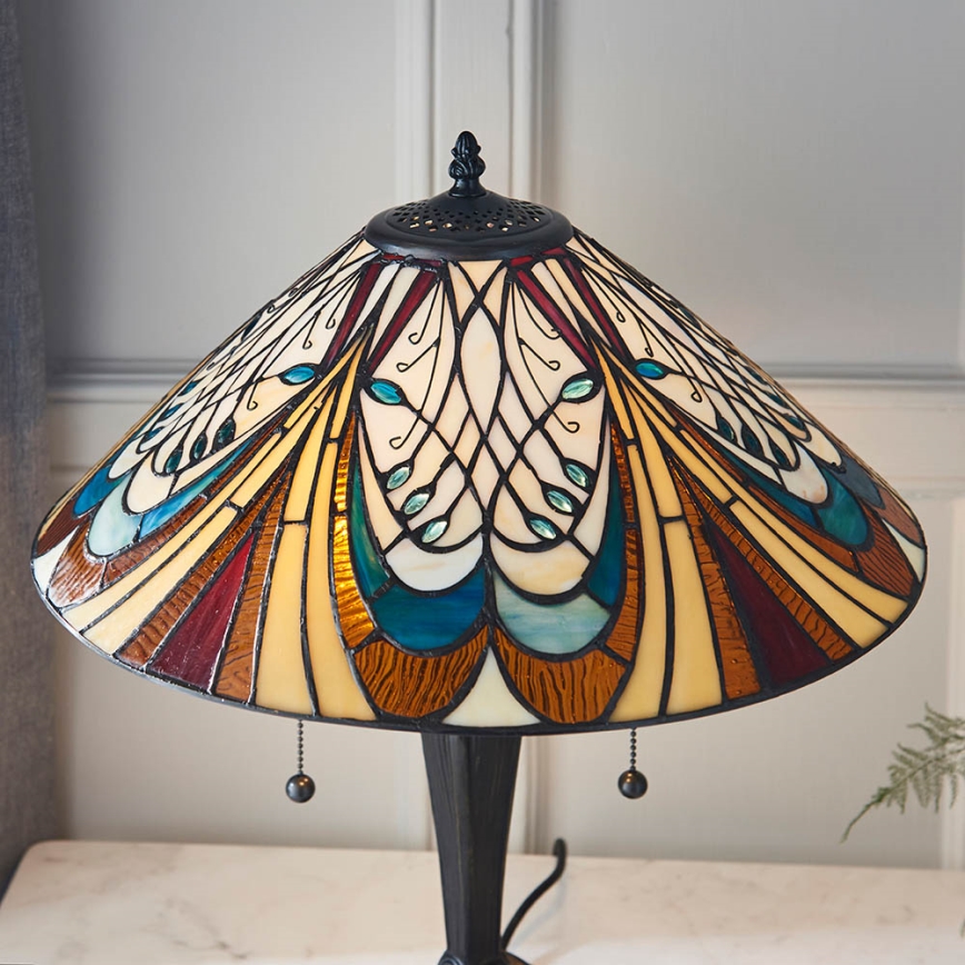 Endon 64163 - Laualamp HECTOR 2xE27/60W/230V, läbimõõt 40 cm