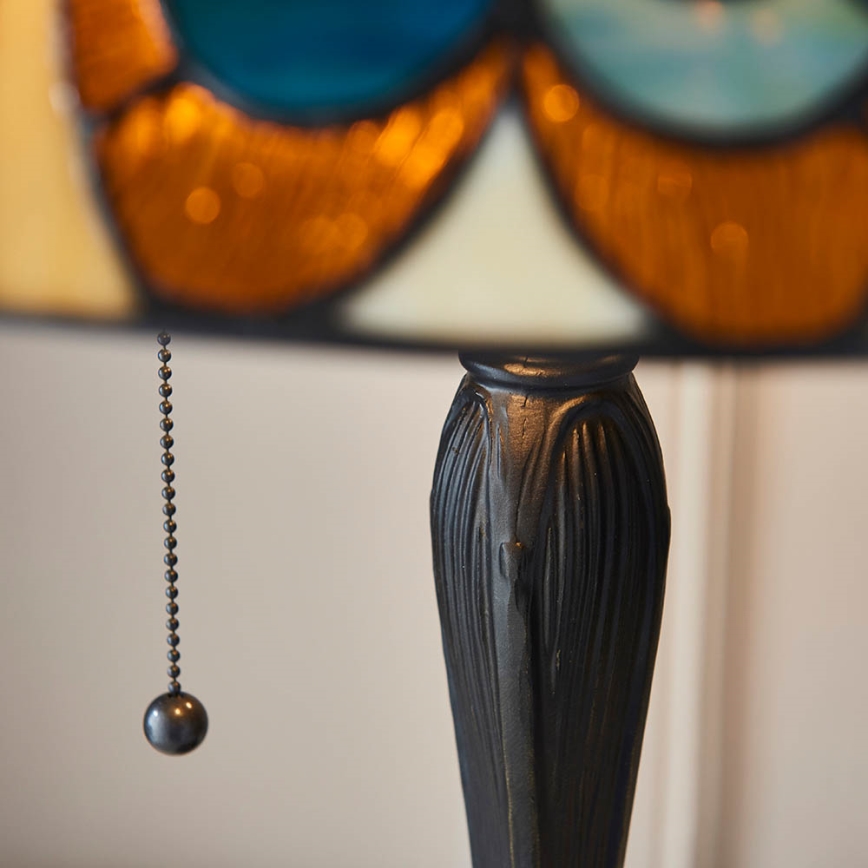 Endon 64163 - Laualamp Tiffany HECTOR, 2xE27/60W/230V, läbimõõt 40 cm