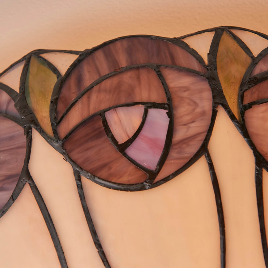 Endon 64173 - Laelamp Tiffany HUTCHINSON 2xE27/60W/230V, läbimõõt 50 cm