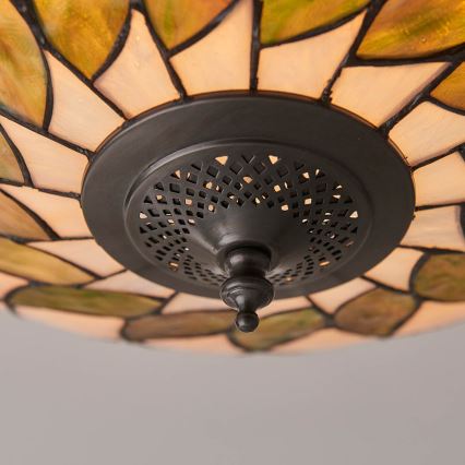 Endon 64173 - Laelamp Tiffany HUTCHINSON 2xE27/60W/230V, läbimõõt 50 cm