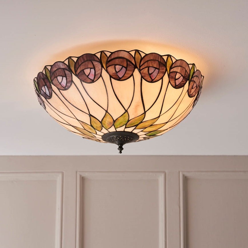 Endon 64173 - Laevalgusti HUTCHINSON 2xE27/60W/230V d. 50 cm
