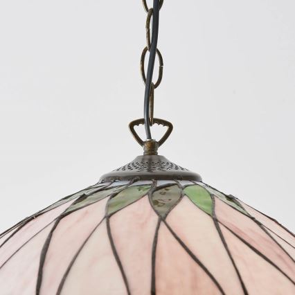Endon 64176 - Tiffany HUTCHINSON ketiga ripplühter, 1xE27/60W/230V, läbimõõt 40 cm
