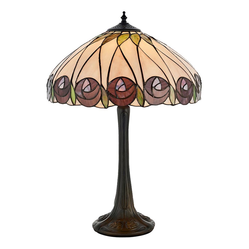 Endon 64177 - Laualamp Tiffany HUTCHINSON 1xE27/60W/230V läbimõõt 40 cm