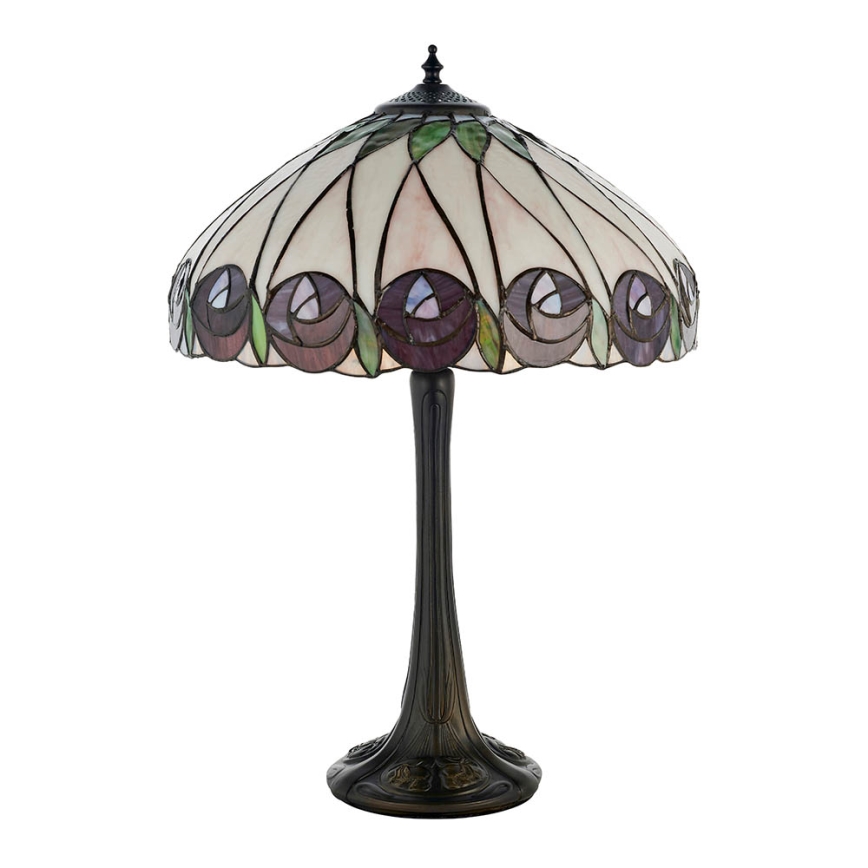Endon 64177 - Laualamp Tiffany HUTCHINSON 1xE27/60W/230V läbimõõt 40 cm