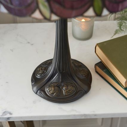 Endon 64177 - Laualamp Tiffany HUTCHINSON 1xE27/60W/230V läbimõõt 40 cm