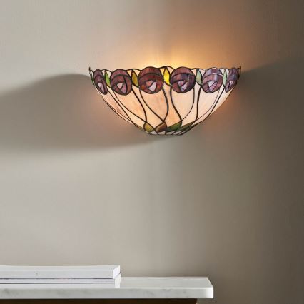 Endon 64178 - Tiffany HUTCHINSON seinavalgusti 1xE14/40W/230V