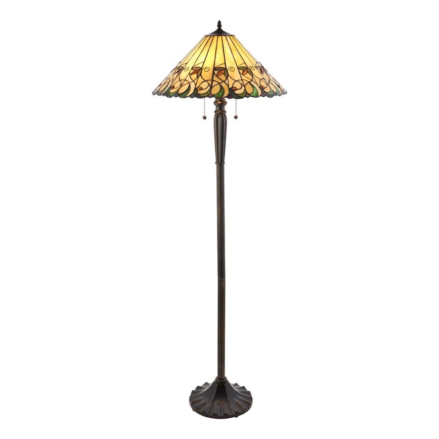 Endon 64192 - Põrandalamp JAMELIA 2xE27/60W/230V läbimõõt 50 cm