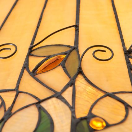 Endon 64194 - Ketiga lühter Tiffany JAMELIA 3xE27/60W/230V, läbimõõt 50 cm