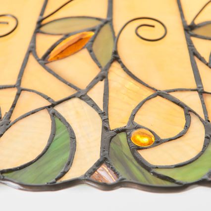 Endon 64194 - Ketiga lühter Tiffany JAMELIA 3xE27/60W/230V, läbimõõt 50 cm