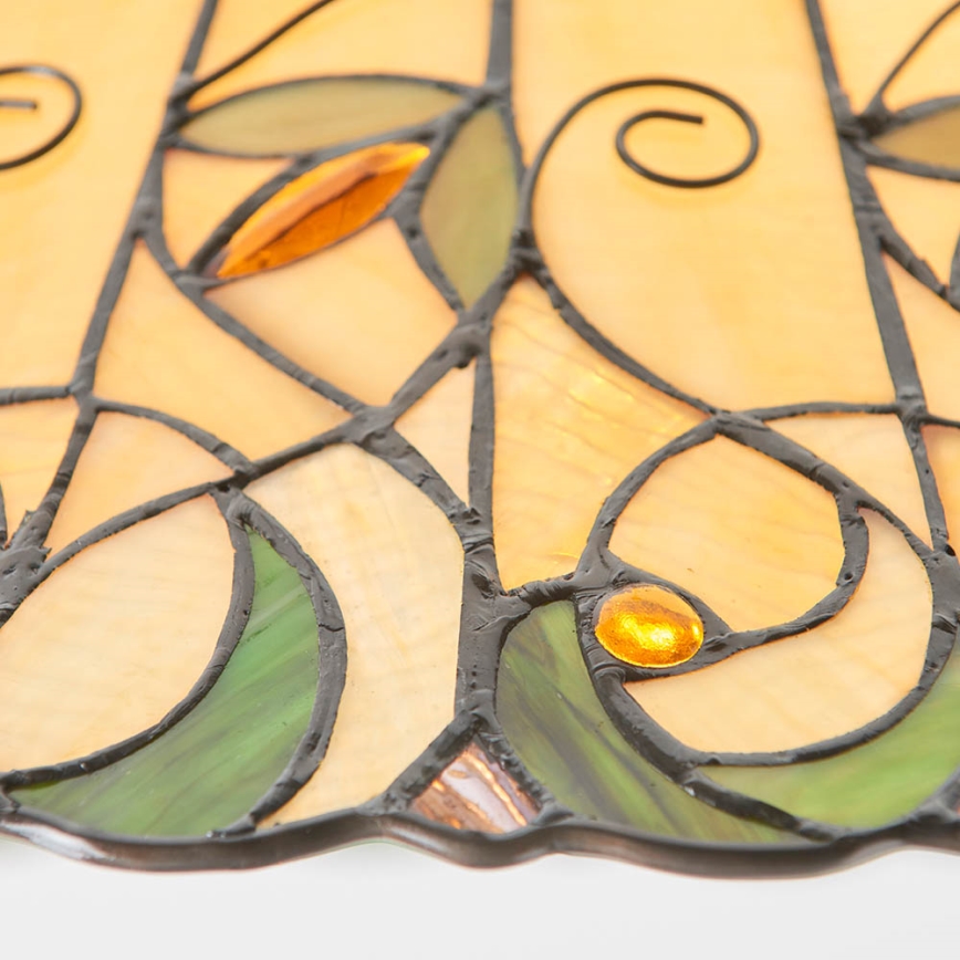 Endon 64194 - Ketiga lühter Tiffany JAMELIA 3xE27/60W/230V, läbimõõt 50 cm