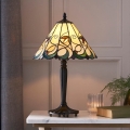 Endon 64195 - Tiffany-laualamp JAMELIA, 1xE27/60W/230V, läbimõõt 31 cm