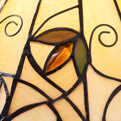 Endon 64195 - Tiffany-laualamp JAMELIA, 1xE27/60W/230V, läbimõõt 31 cm