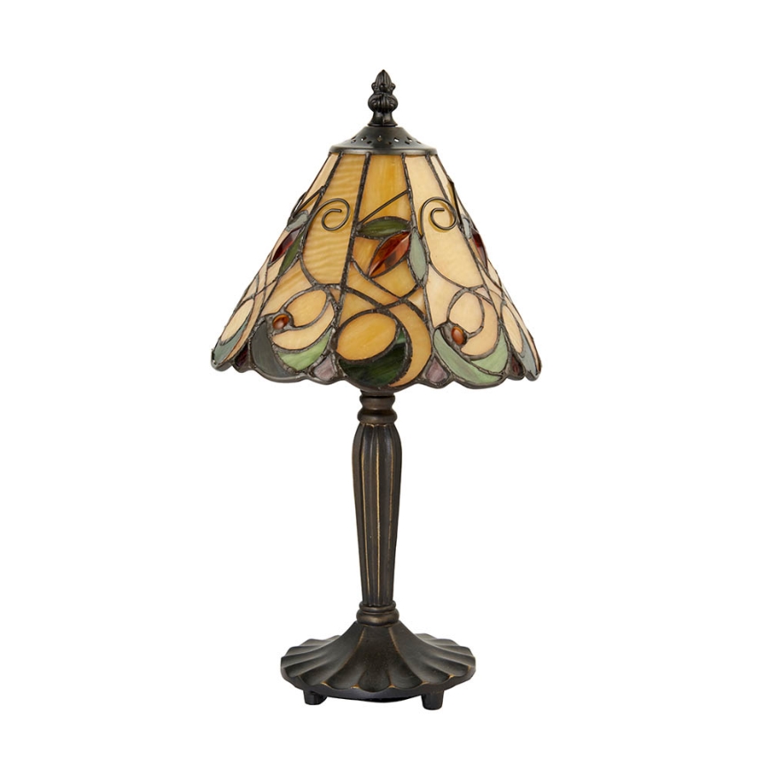 Endon 64196 - Laualamp Tiffany JAMELIA 1xE14/40W/230V, läbimõõt 20 cm