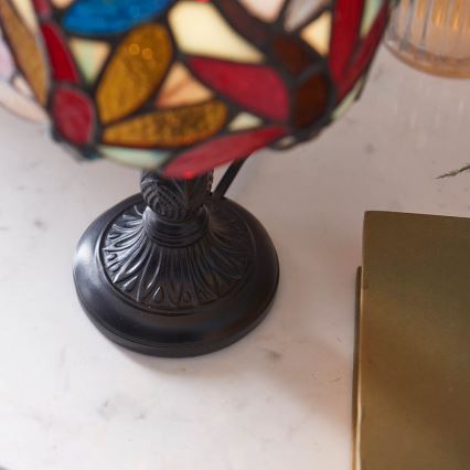 Endon 64246 - Laualamp Tiffany LORETTE 1xE14/40W/230V läbimõõt 15 cm