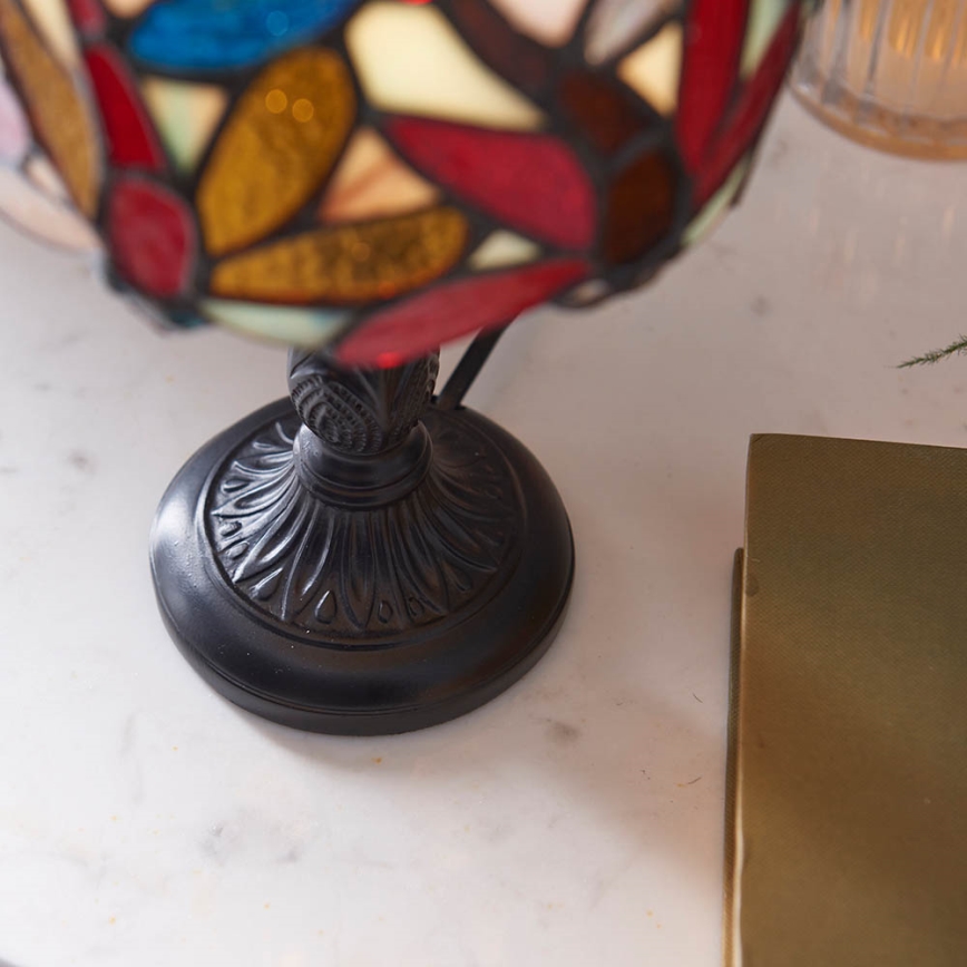 Endon 64246 - Laualamp Tiffany LORETTE 1xE14/40W/230V läbimõõt 15 cm