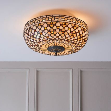 Endon 64276 - Laevalgusti MILLE FEUX 2xE27/60W/230V d. 45 cm